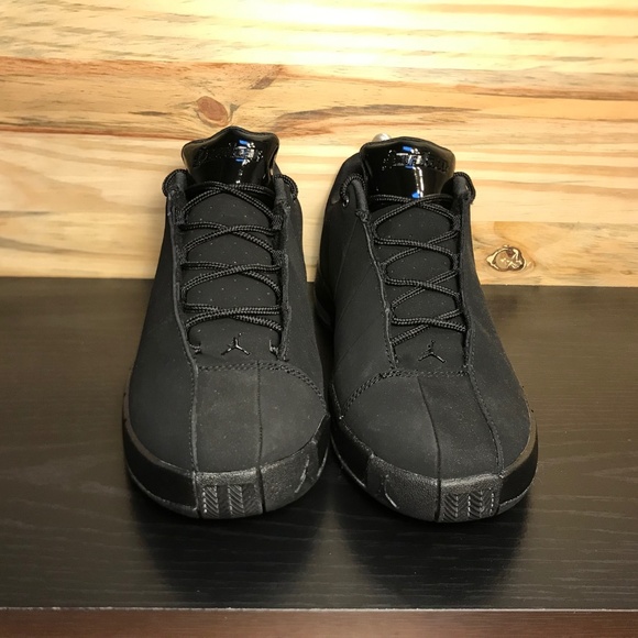 New Nike Air Jordan Team Elite 2 Low Triple Black - Picture 4 of 7